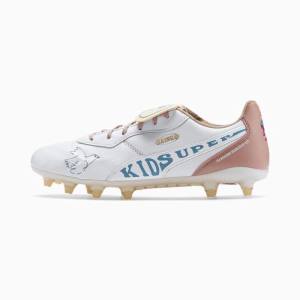 Puma PUMA xSUPER King Super FG Férfi Focicipő Fehér Sárga Rózsaszín Kék | HU34424