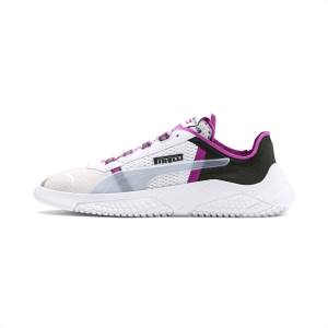 Puma PUMA x PIRELLI Replicat-X Férfi Motorsport Cipő Fehér Lila Piros | HU09647