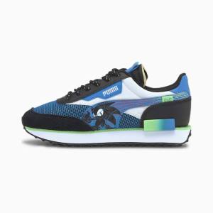 Puma PUMA x SEGA Future Rider Youth Fiú Tornacipő Kék Fekete | HU32037