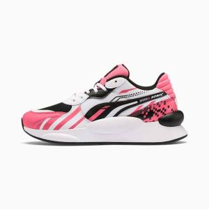 Puma PUMA x SONIC RS 9.8 Youth Fiú Tornacipő Rózsaszín Fehér | HU89272