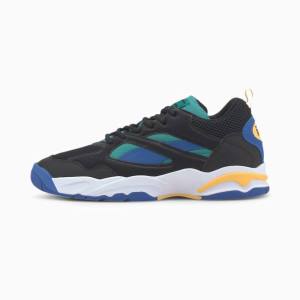 Puma PUMA x THE HUNDREDS Performer HF Férfi Tornacipő Fekete Kék | HU73667