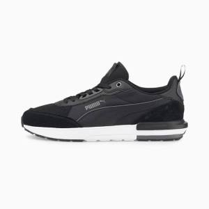 Puma R22 Férfi Tornacipő Fekete Sötétszürke Fehér | HU14907