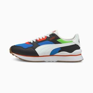 Puma R78 FUTR Férfi Tornacipő Fekete Fehér Kék | HU04175