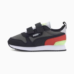 Puma R78 Fiú Tornacipő Szürke Fekete | HU76753