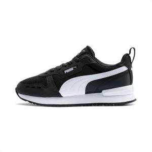 Puma R78 Youth Fiú Tornacipő Fekete Fehér | HU05751