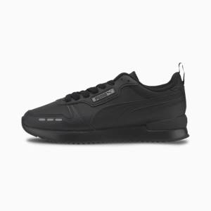 Puma R78 Youth Fiú Tornacipő Fekete Szürke | HU98051