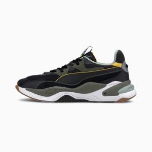 Puma RS-2K Futura Férfi Tornacipő Fekete Zöld | HU23779