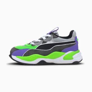 Puma RS-2K Internet Exploring Fiú Tornacipő Szürke Zöld | HU74654