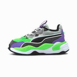 Puma RS-2K Internet Exploring Fiú Tornacipő Szürke Zöld | HU98210