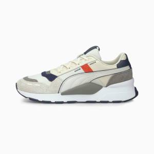 Puma RS 2.0 Base SD Férfi Tornacipő Fehér Szürke Piros | HU09286