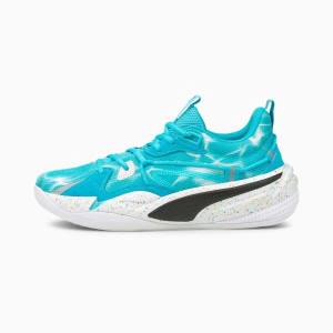 Puma RS-Dreamer Super Mario Sunshine™ Női Kosárlabda Cipő Fehér Kék | HU64933