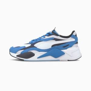 Puma RS-X3 Super Férfi Tornacipő Kék Fehér | HU56017