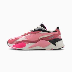 Puma RS-X Puzzle Férfi Tornacipő Rózsaszín Rózsaszín Fehér | HU18245