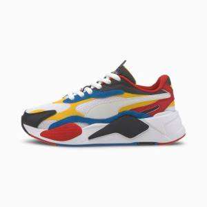 Puma RS-X Puzzle Youth Fiú Tornacipő Sárga Fekete | HU39045