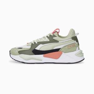 Puma RS-Z Reinvent Női Tornacipő Fehér Olivazöld | HU22926