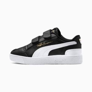 Puma Ralph Sampson Lo V Fiú Tornacipő Fekete Fehér | HU16344