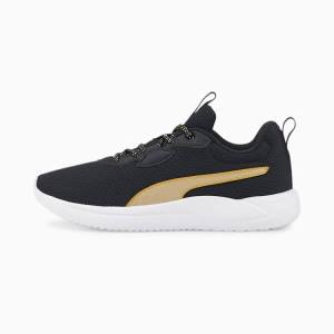 Puma Resolve Smooth Női Futócipő Fekete Arany | HU55089