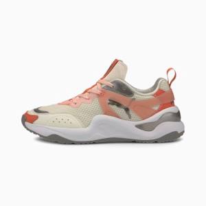 Puma Rise Mixed Metallic Női Tornacipő Szürke Piros | HU40591