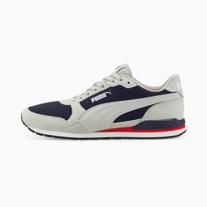 Puma ST Runner v3 Mesh Női Tornacipő Sötétkék Szürke Lila | HU78379