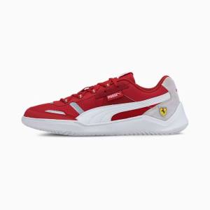 Puma Scuderia Ferrari Race DC Future Férfi Motorsport Cipő Piros Fehér | HU84982