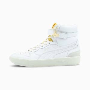 Puma Sky LX Mid Dassler Legacy Női Tornacipő Fehér Sárga Szürke | HU69894