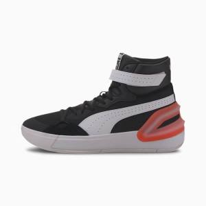 Puma Sky Modern Férfi Kosárlabda Cipő Fekete Fehér | HU77766