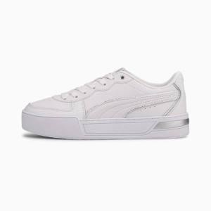 Puma Skye Metallic Női Tornacipő Fehér Titán | HU11128