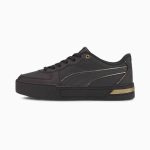 Puma Skye Metallic Női Tornacipő Fekete Arany | HU38393