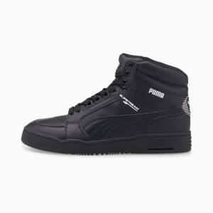 Puma Slipstream Mid Férfi Tornacipő Fekete Fehér | HU32572