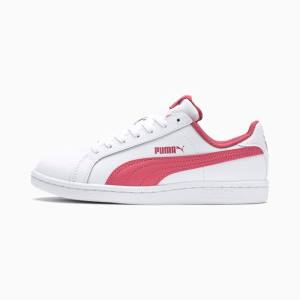 Puma Smash Jr. Fiú Tornacipő Fehér Rózsaszín | HU70796