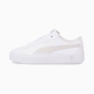 Puma Smash Platform v2 Tiger Női Tornacipő Fehér | HU31650