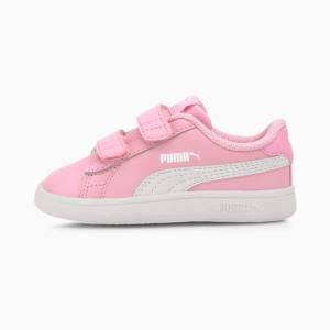 Puma Smash v2 Fiú Tornacipő Rózsaszín Fehér | HU49181