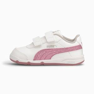 Puma Stepfleex 2 SL VE Glitz Lány Tornacipő Fehér Fekete Szürke Titán | HU28555