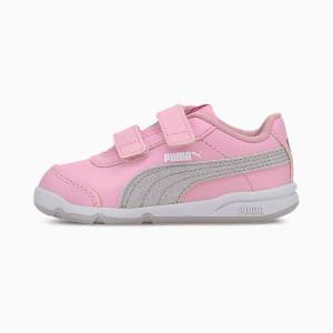 Puma Stepfleex 2 SL VE Glitz Lány Tornacipő Rózsaszín Titán Fehér Szürke | HU45733