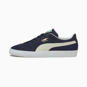 Puma Suede Classic XXI Férfi Tornacipő Sötétkék Fehér | HU11305