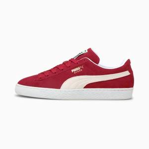 Puma Suede Classic XXI Női Tornacipő Sötétpiros Fehér | HU32718