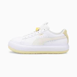 Puma Suede Mayu Crystal Galaxy Női Tornacipő Fehér Virágos | HU50774