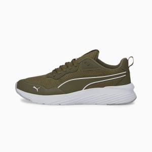 Puma Supertec Zero Női Tornacipő Sötétzöld Fehér | HU46220