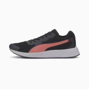 Puma Taper Női Tornacipő Fekete Rózsaszín Fehér | HU93712