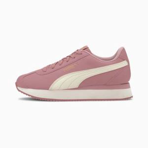 Puma Turino Stacked Női Tornacipő Rózsaszín Fehér | HU12684