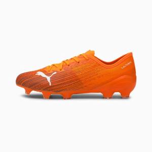 Puma ULTRA 2.1 FG/AG Férfi Focicipő Narancssárga Fekete | HU78470