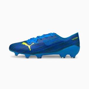 Puma ULTRA 2.2 FG/AG Férfi Focicipő Kék Sárga | HU74717