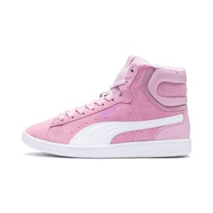 Puma Vikky Mid Fur High Tops Preschool Lány Tornacipő Lila Fehér | HU69767