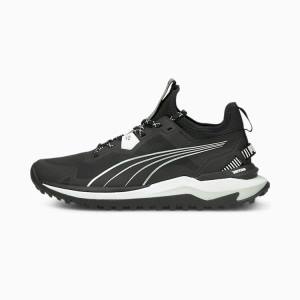 Puma Voyage Nitro Férfi Futócipő Fekete Metal Titán | HU05524