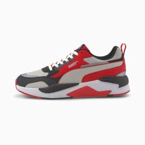 Puma X-Ray 2 Square PACK Férfi Tornacipő Piros Szürke Fekete | HU47646