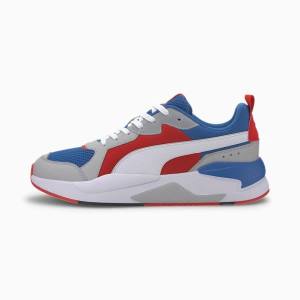 Puma X-Ray Férfi Tornacipő Királykék Fehér Piros Szürke | HU98966